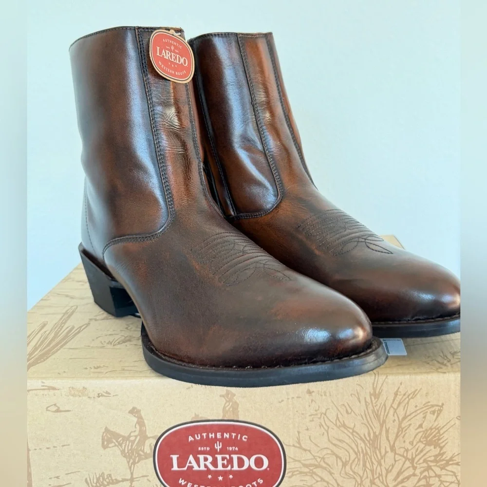 Laredo Fletcher Western Boots Pointed Toe Sz 11.5 Men Rodeo Cowboy Country Howdy - Picture 2 of 16